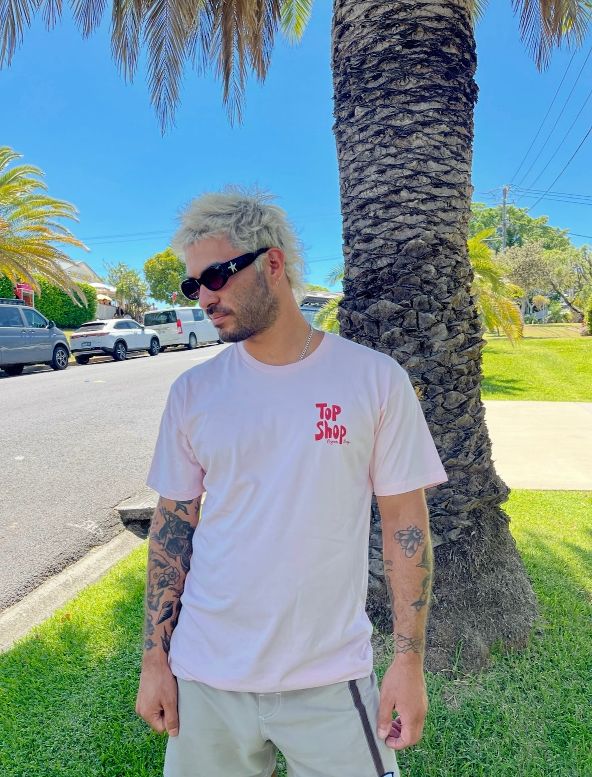 Kissing Tee - Pink