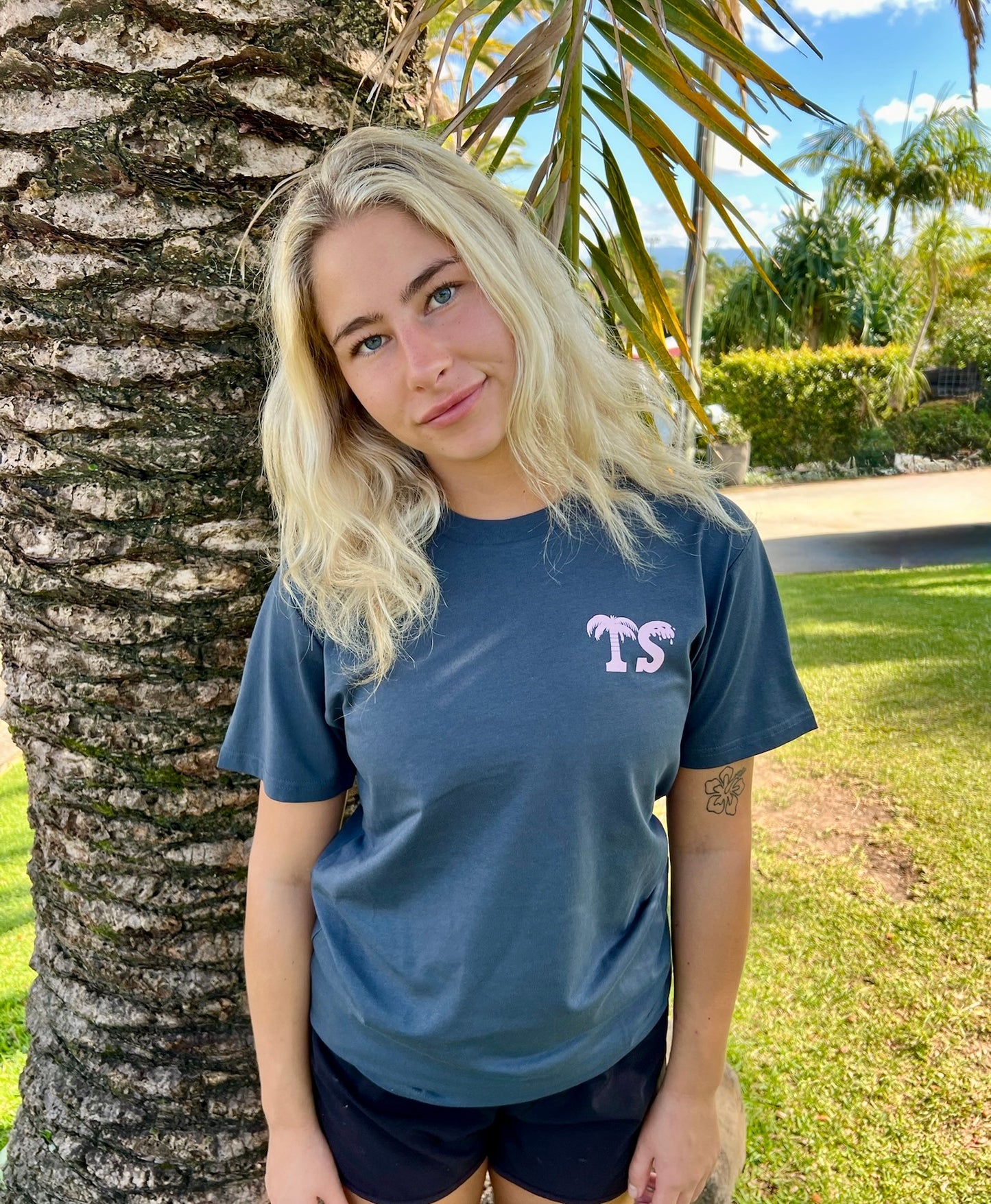 Punter tee - Petrol