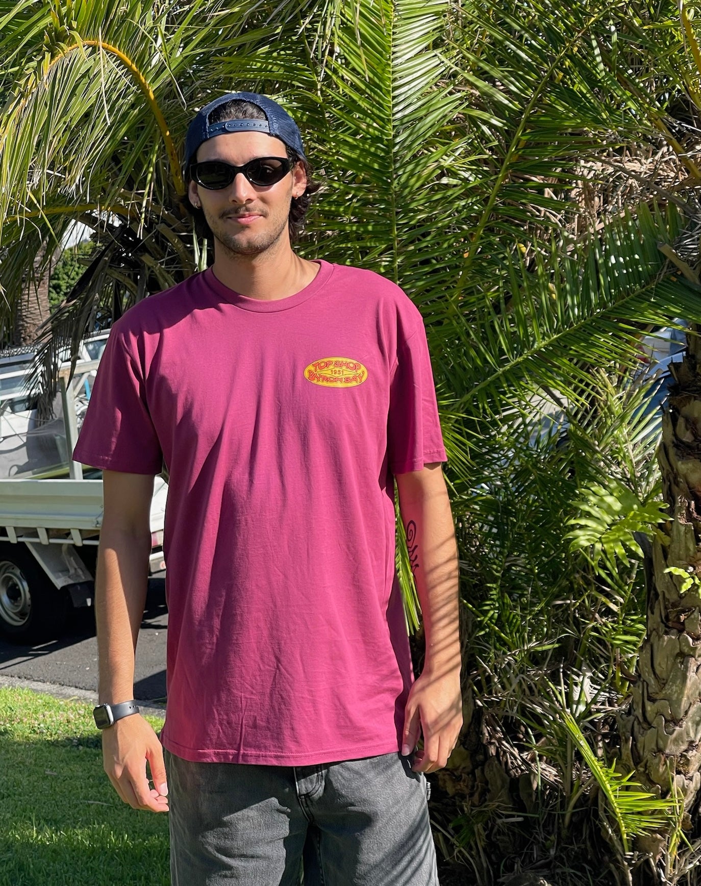 The Pass Tee - Berry