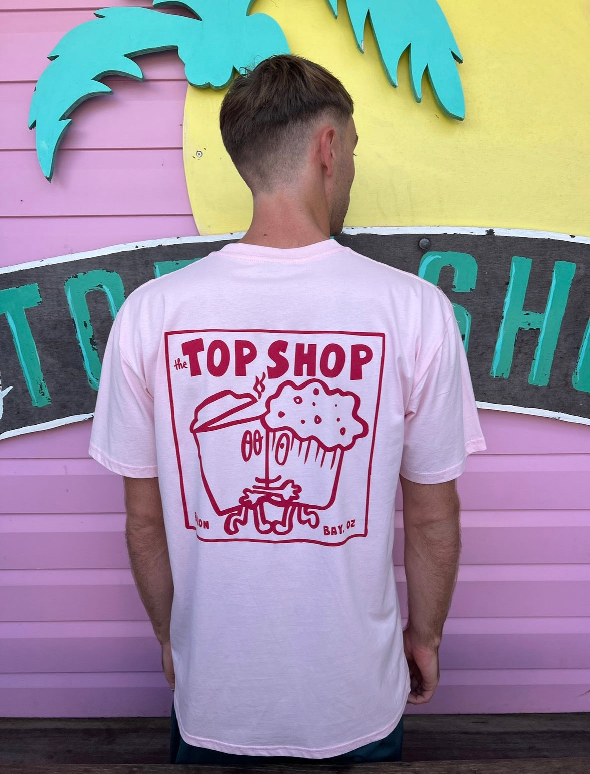 Kissing Tee - Pink