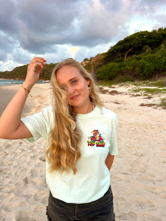 Meet Me Tee - Light Blue